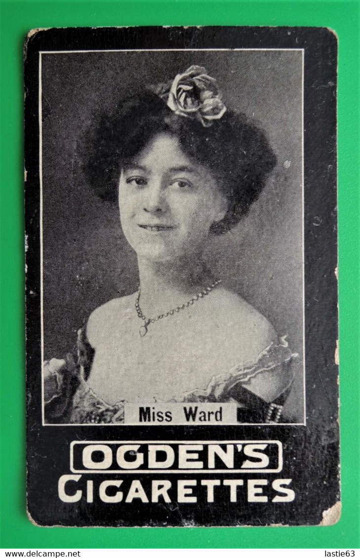 Chromo  Image  Ogden's  Cigarettes  Miss  Ward - Ogden's