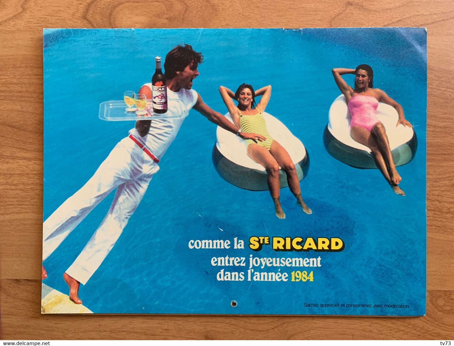 VP234 - Calendrier Ricard 1984 - Grand Format : 1981-90