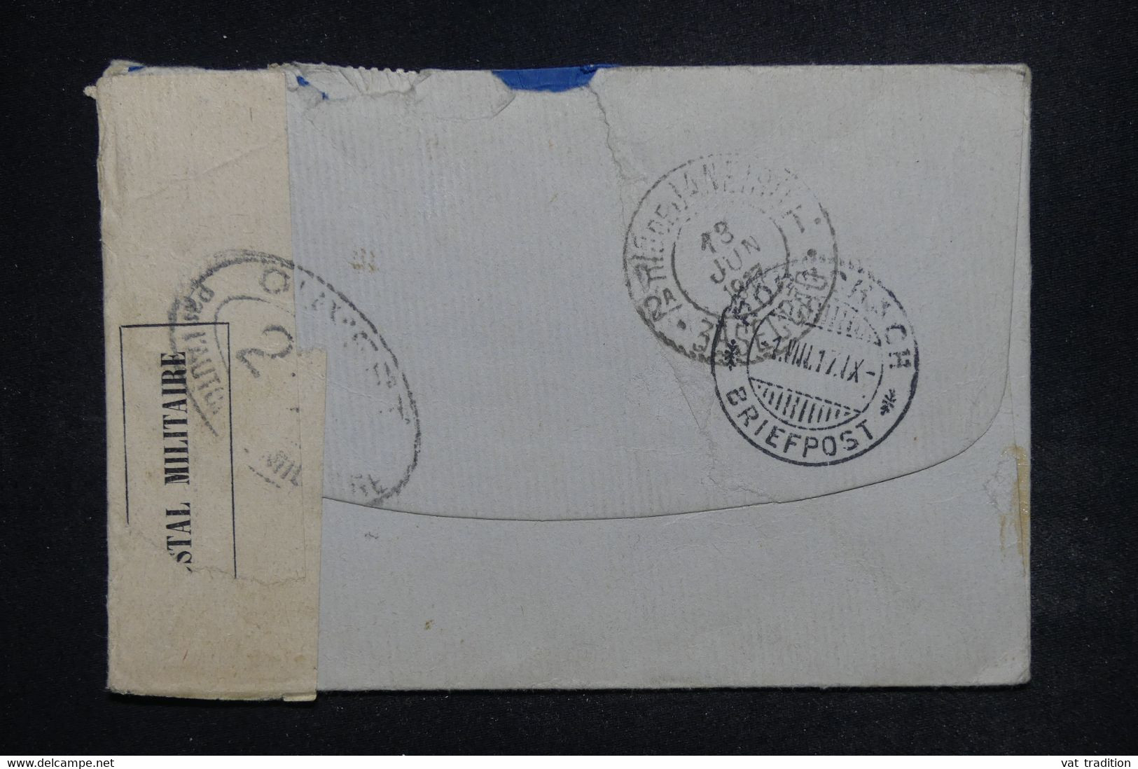 BRESIL - Enveloppe Pour La Suisse En 1917 Avec Contrôle Postal, Affranchissement Incomplet - L 121418 - Briefe U. Dokumente