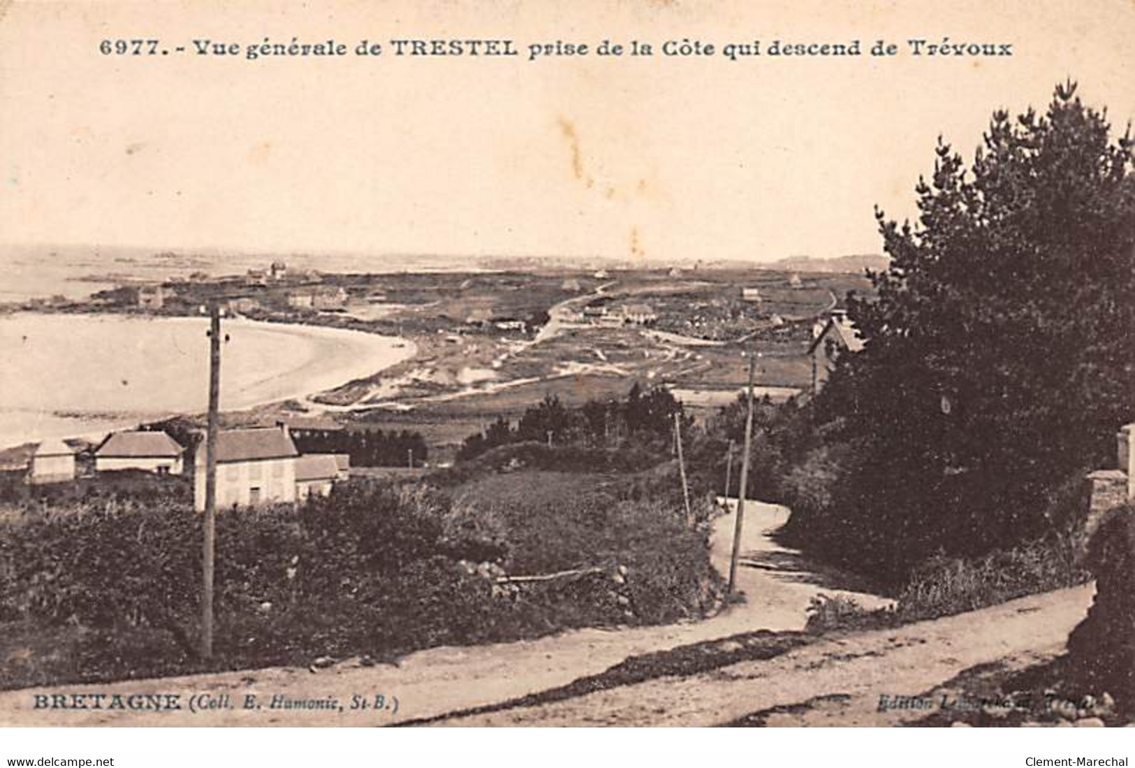 Vue Générale De TRESTEL Prise De La Côte Qui Descend De Trévoux - Très Bon état - Otros & Sin Clasificación