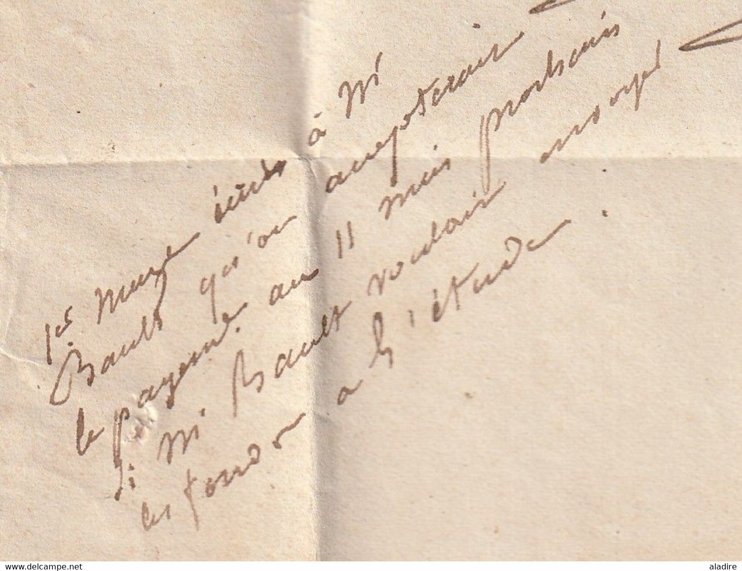 1840 - Cursive 72 PONTCHARTRAIN sur Lettre pliée avec correspondance vers Trappes - dateur et cad arrivée