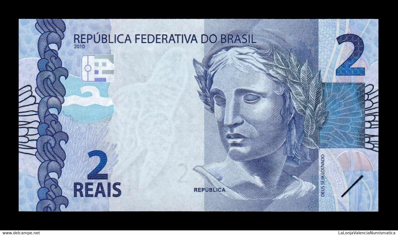 Brasil Brazil 2 Reais 2010 Pick 252c SC UNC - Brésil