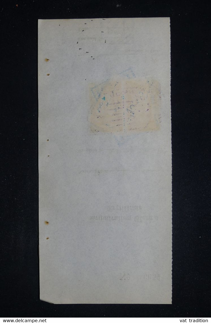 CANADA - Fiscaux De La Province De Saskatchewan Sur Document En 1923 - L 121441 - Fiscaux