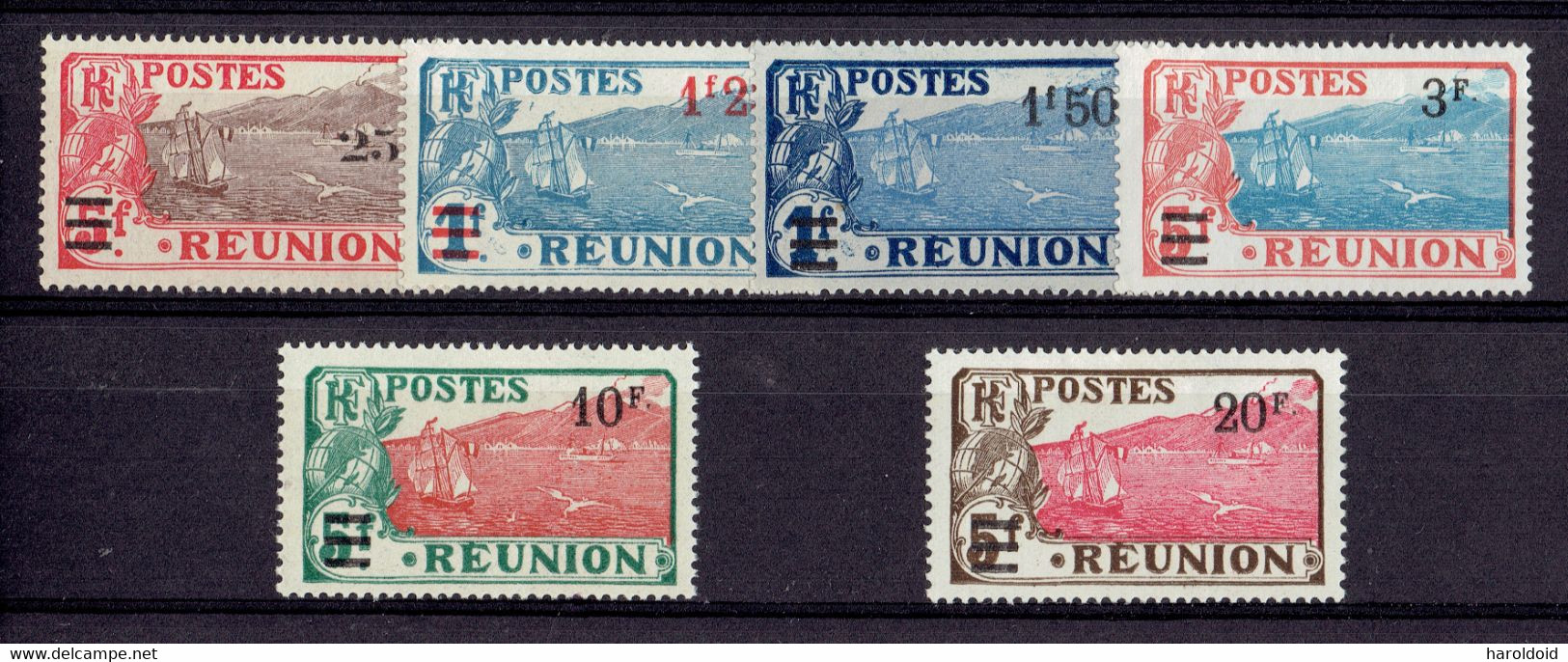 Réunion - N°103/108 X TTB Sauf N°105 XX - 1924 - Otros & Sin Clasificación