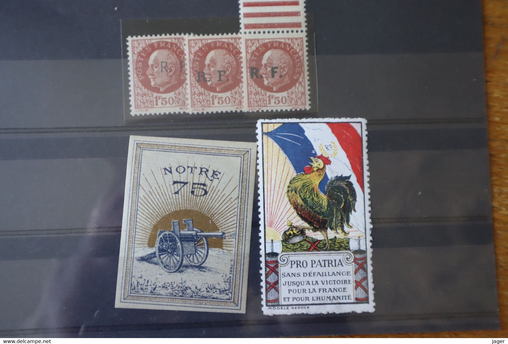 Lot De Timbres De Collection Période WWII France  ETAT FRANCAIS Et Divers - 1939-45