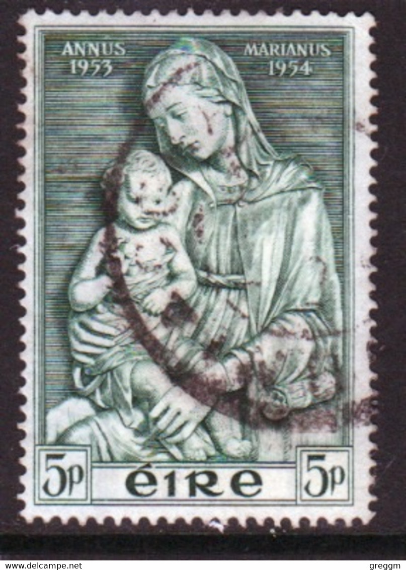 Ireland 1954 Single 5d  Stamp From The Maria Year Set In Fine Used - Ungebraucht