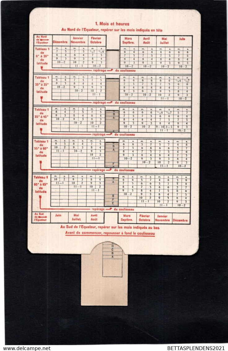 Calculateur De Pose " VOIGHANDER " Avec Tirette - Other & Unclassified