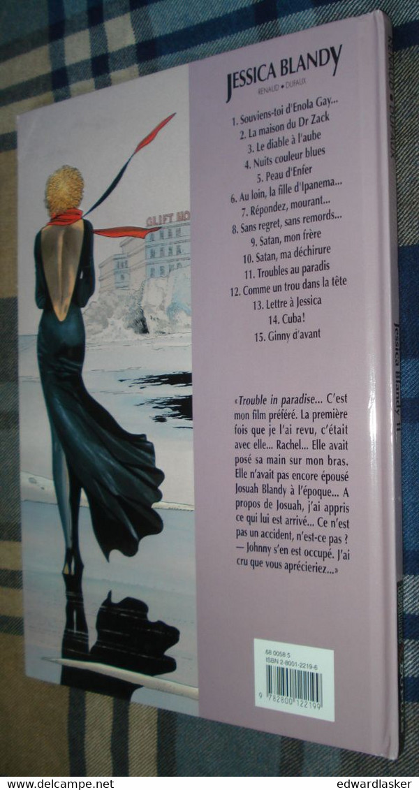 JESSICA BLANDY N°11 : Troubles Au Paradis - Rééd. Dupuis (1998) - Renaud Dufaux - Jessica Blandy