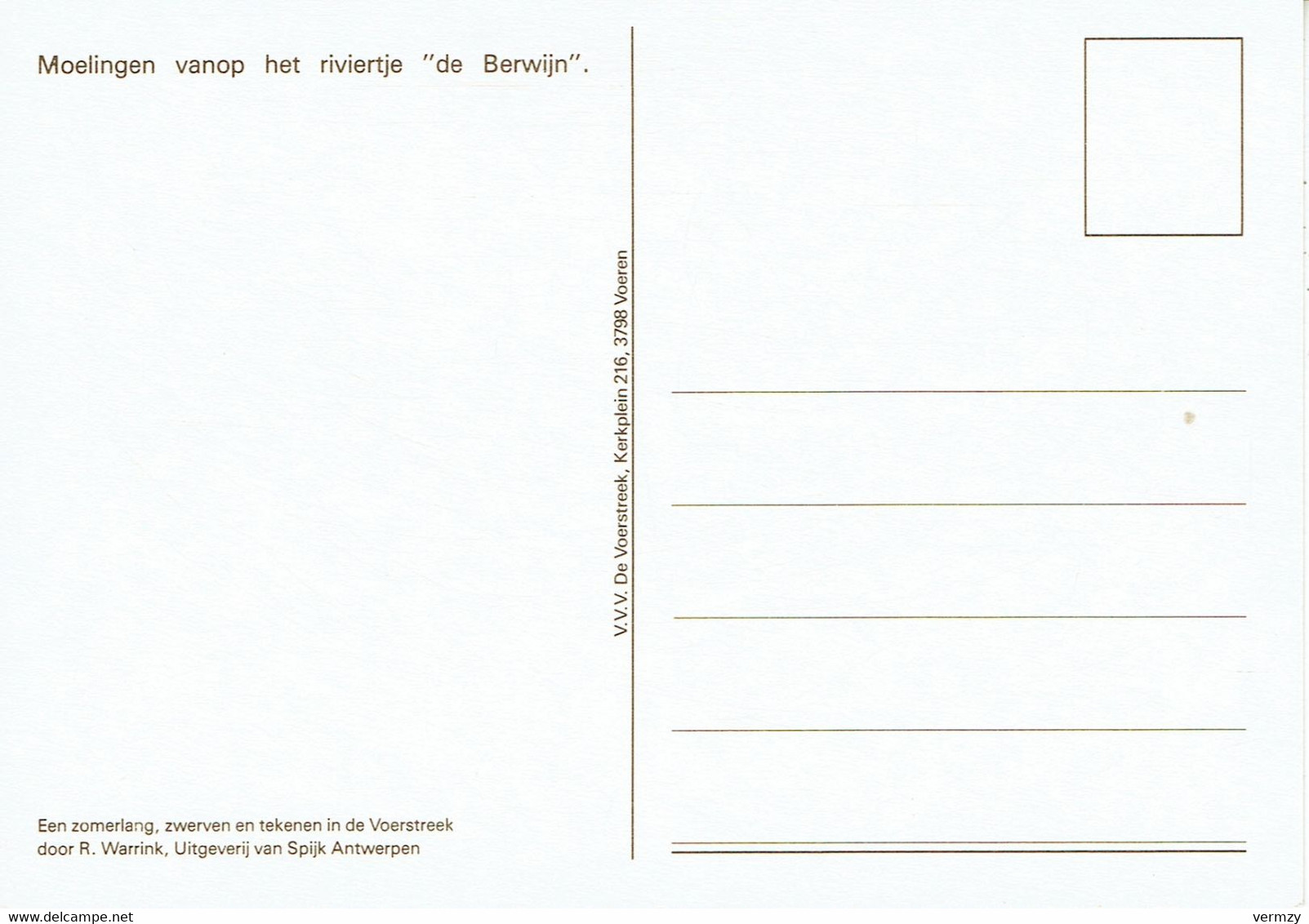 MOELINGEN Vanop Het Riviertje " De Berwijn " - Fourons - Voeren