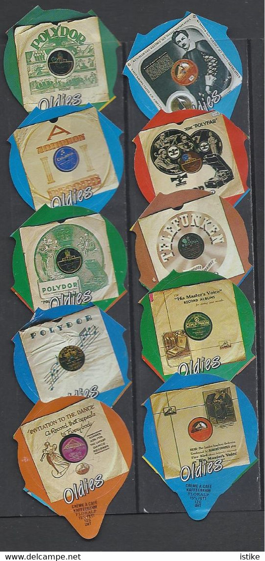 Switzerland, Coffee Cream Labels, "Oldies", Lot Of 30. - Koffiemelk-bekertjes