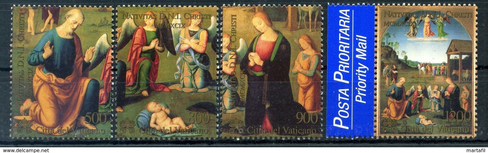 1999 VATICANO SET MNH ** - Nuevos