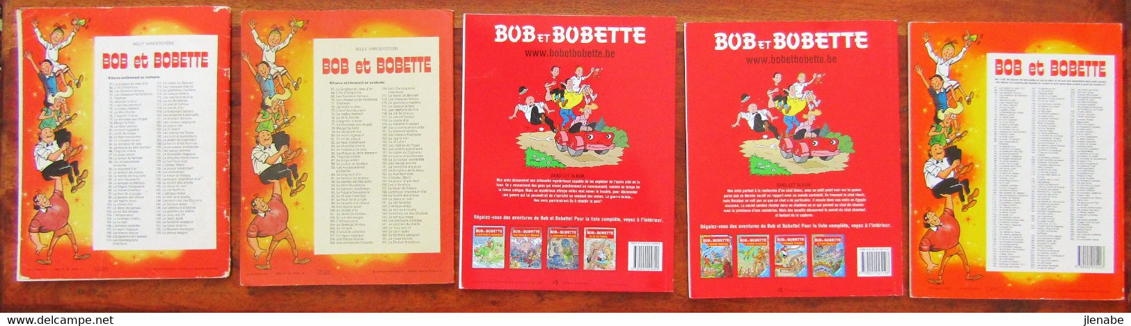 Bob Et Bobette Par Vandersteen Lot De 5 BD - Wholesale, Bulk Lots