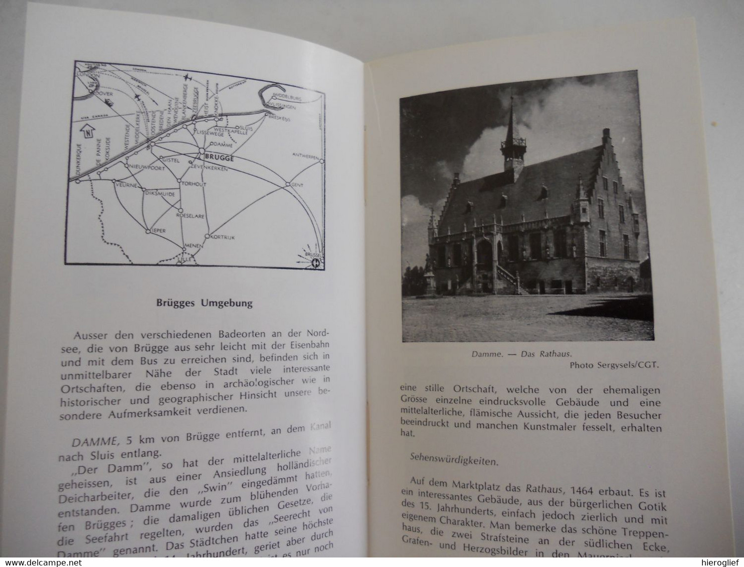 BRÜGGE die Kunststadt - Illüstrierter Führer 1969 gidsenbond architectuur kunst musea brugge