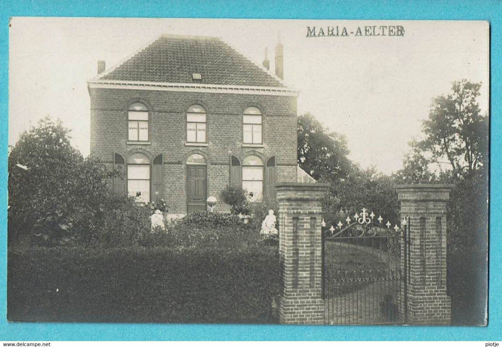 * Sint Maria Aalter - Aelter (Oost Vlaanderen) * (Carte Photo - Fotokaart) Unique, Zeldzaam, TOP, Rare, Villa, Maison - Aalter