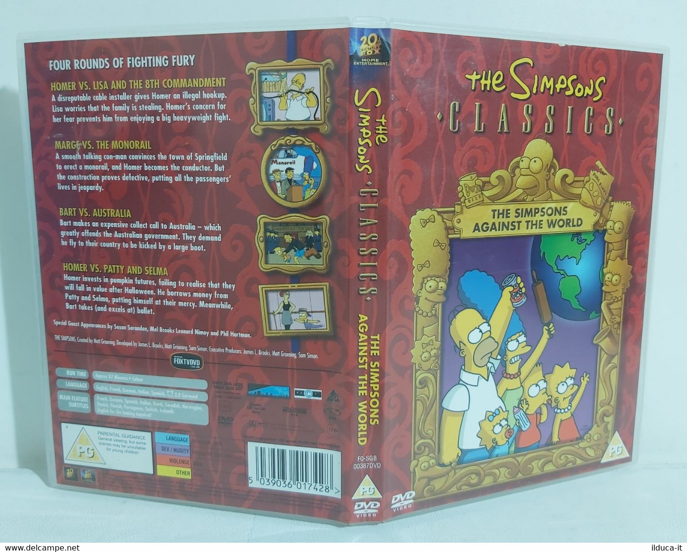 I105087 DVD - The Simpsons Classics - The Simpsons Against The World - Dibujos Animados