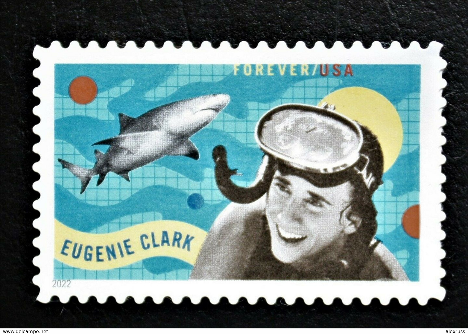 US 2022 Eugenie Clark "Shark Lady" Sheet Of 20 Forever Stamps, Scott # 5693,Special Micro Printing+, VF MNH** - Volledige Vellen