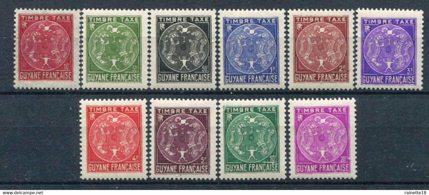 Guyane               Taxes       22/31 ** - Unused Stamps