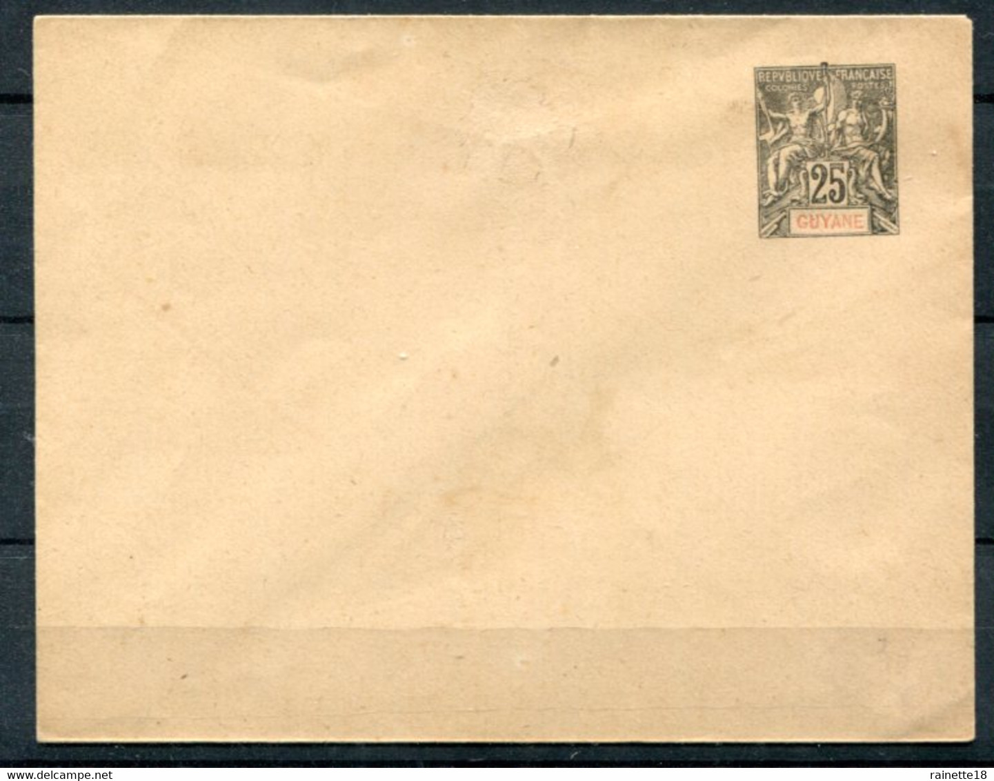 Guyane            Entier Postal Type Groupe 25 Cts Non Circulé - Briefe U. Dokumente