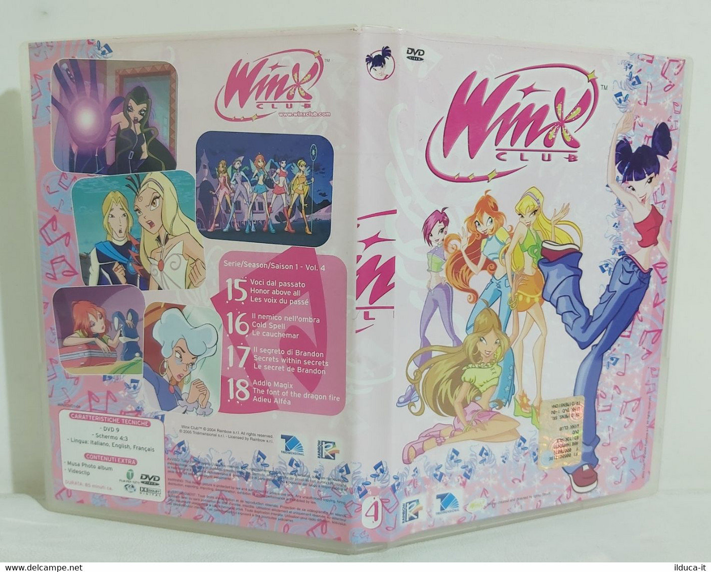 I105406 DVD - Winx Club Stagione 1 Vol. 4 - Ep. 15-16-17-18 - Cartoni Animati