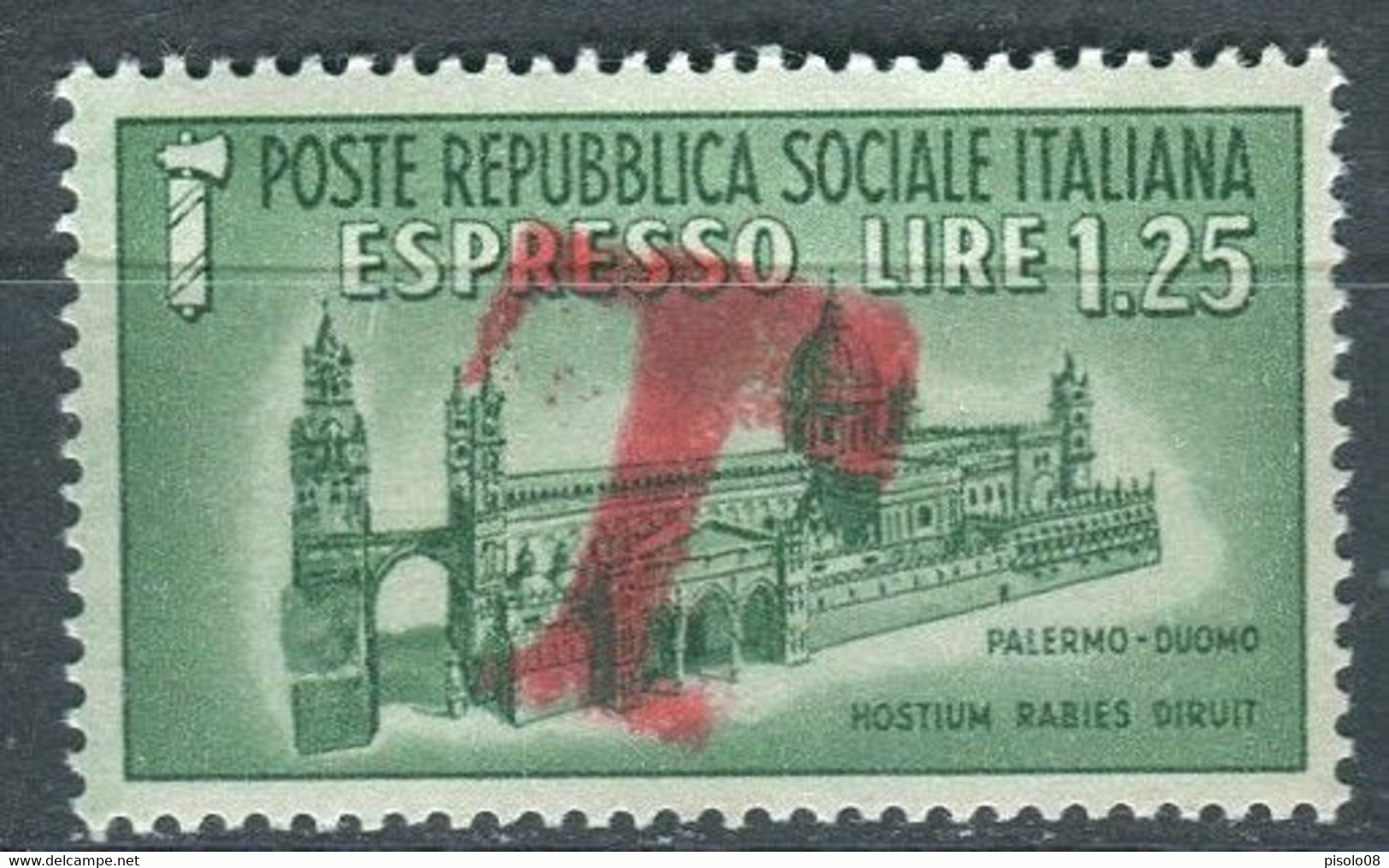 RSI 1944 ESPRESSO L. 1,25  TASSATO ** MNH - Posta Espresso