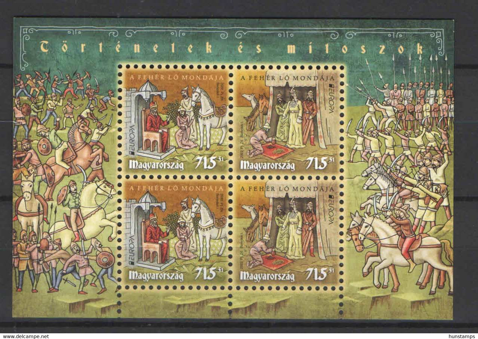 Hungary 2022. EUROPA CEPT Stories And Myths Sheet MNH (**) - Unused Stamps