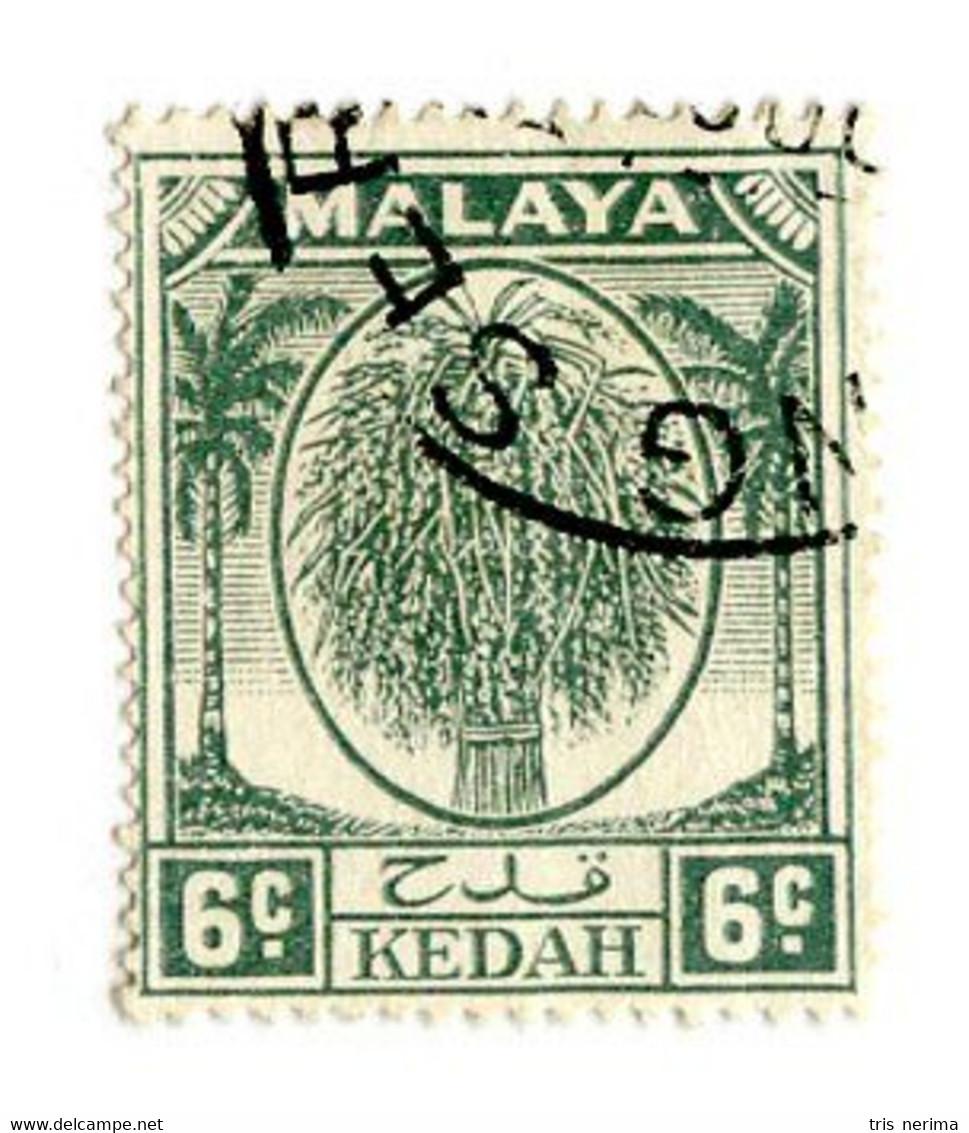 10441 Kedah 1950 Scott # 66 Used OFFERS WELCOME! - Kedah