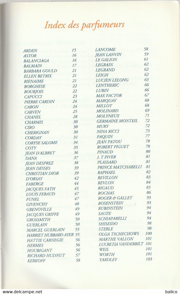 La Côte Internationales Des ÉCHANTILLONS DE PARFUMS  1995 - 1996 - Fontan & Barnouin - Kataloge