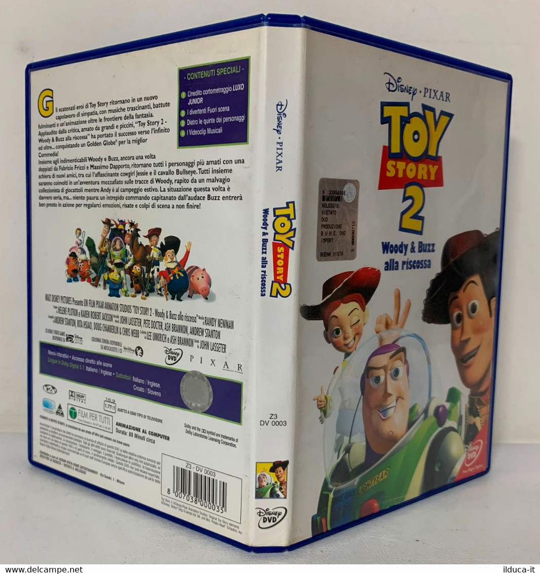 I105387 DVD - Disney Pixar - Toy Story 2 - Woody & Buzz Alla Riscossa - Animation