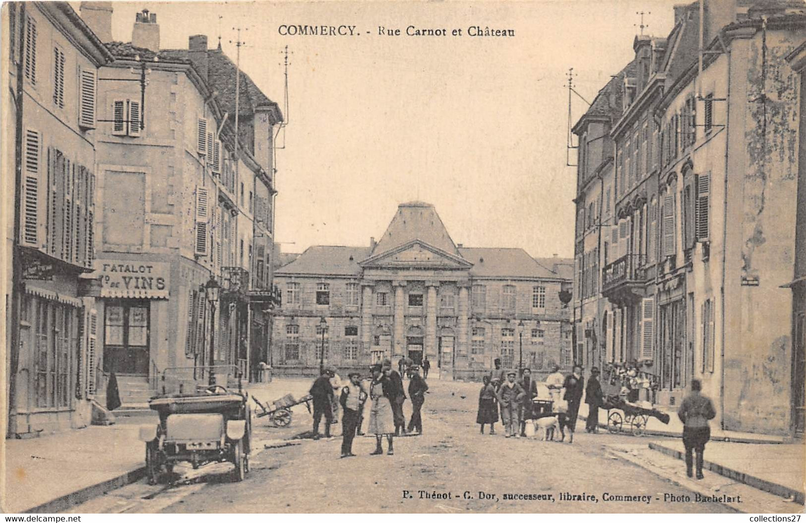 55-COMMERCY-RUE CARNOT ET CHATEAU - Commercy