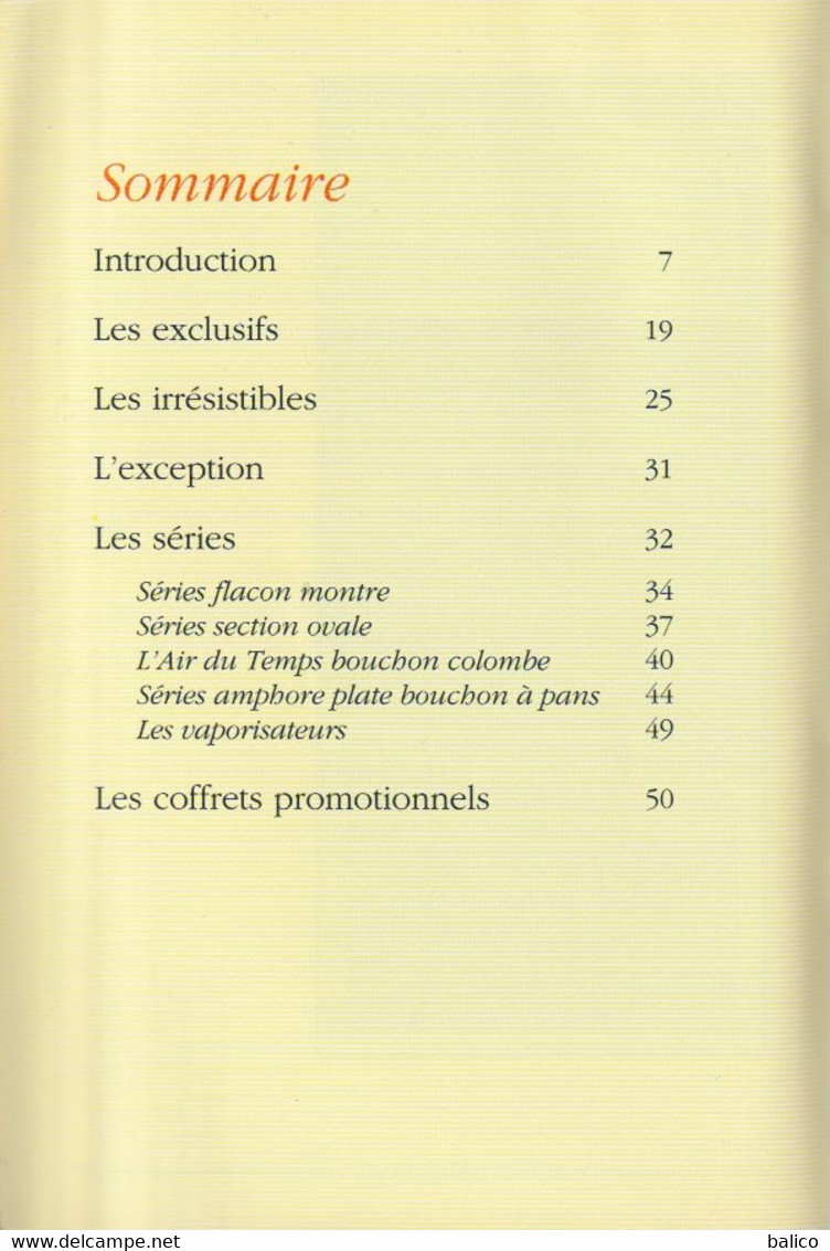 La Côte Des Échantillons De Parfums NINA RICCI - Genevieve Fontan & Nathalie Barnouin - 1996 - Kataloge