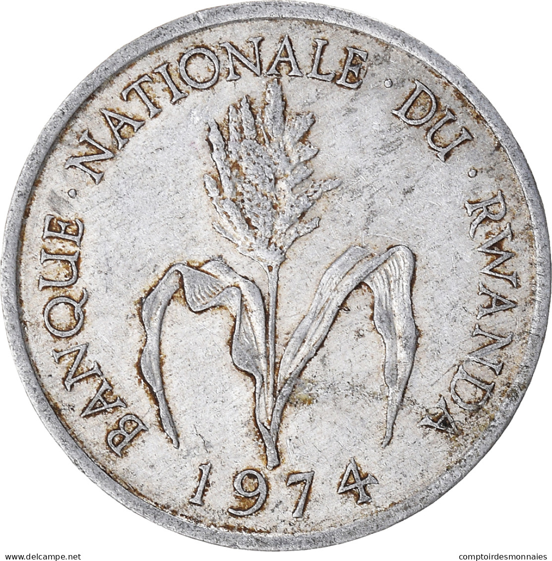 Monnaie, Rwanda, Franc, 1974 - Rwanda