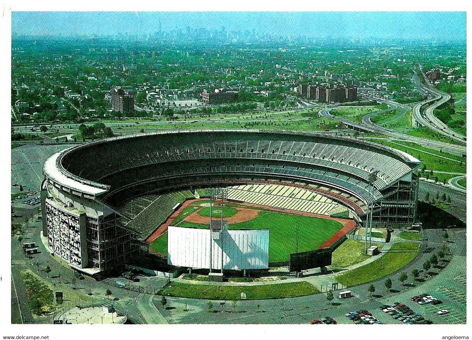 USA - 1989 NEW YORK Stadio Del Baseball William A.Shea A Flushing Cartolina Viaggiata Per La Francia - 268 - Baseball