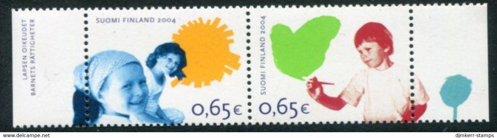 FINLAND 2004 Children's Rights MNH / **.  Michel  1723-24 - Unused Stamps