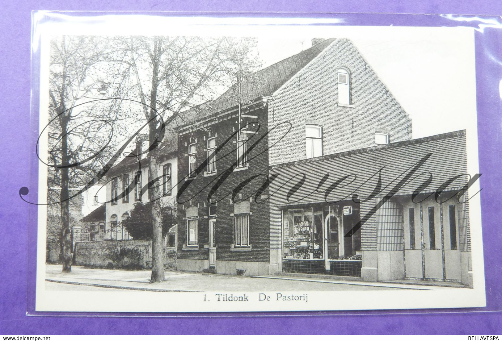 Tildonk. 3 X Cpa- Pastorij & Huishoudwinkel-Dorpstraat- Pachthoeve Het Kasteeltje - Haacht