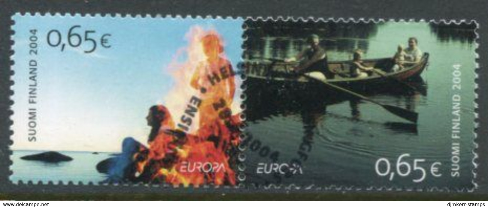 FINLAND 2004  Europa: Holidays Used.  Michel  1705-06 - Used Stamps