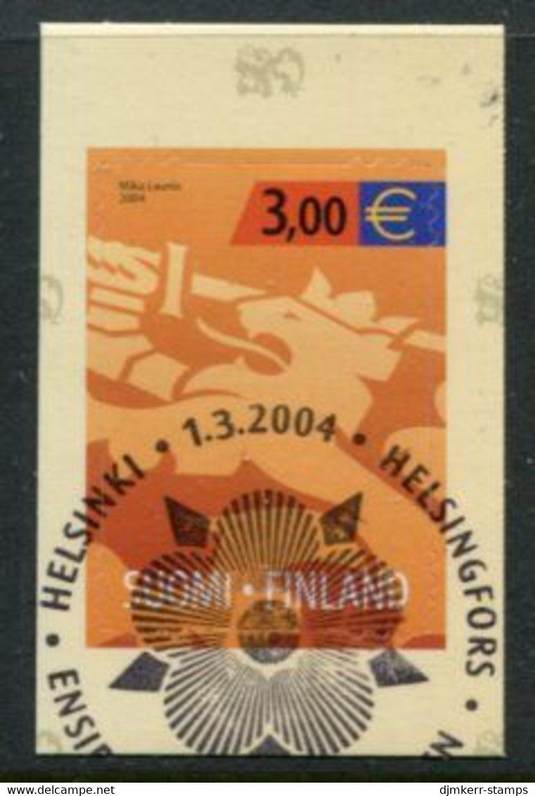 FINLAND 2004 Lion Definitive €3,00 Used.  Michel  1700 - Usati