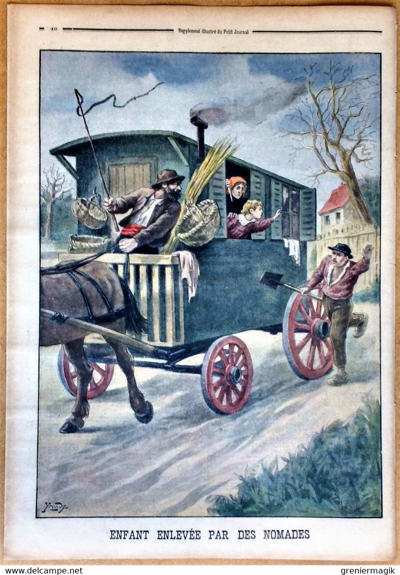 Le Petit Journal N°585 2/02/1902 A L'asile De Nuit (Paris)/Enfant Enlevée Par Des Nomades (Mirguet à Pont-à-Mousson) - Le Petit Journal