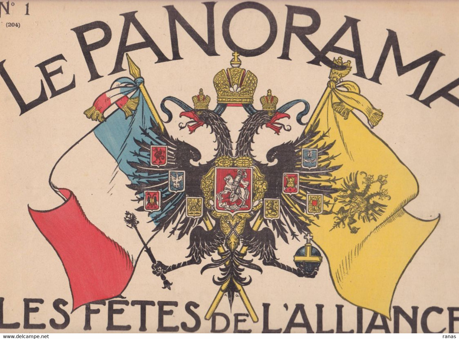 Revue Le Panorama N° 1 De 1901 Dunkerque Compiègne Reims Visite Du Tsar Et De La Tsarine De Russie - 1900 - 1949