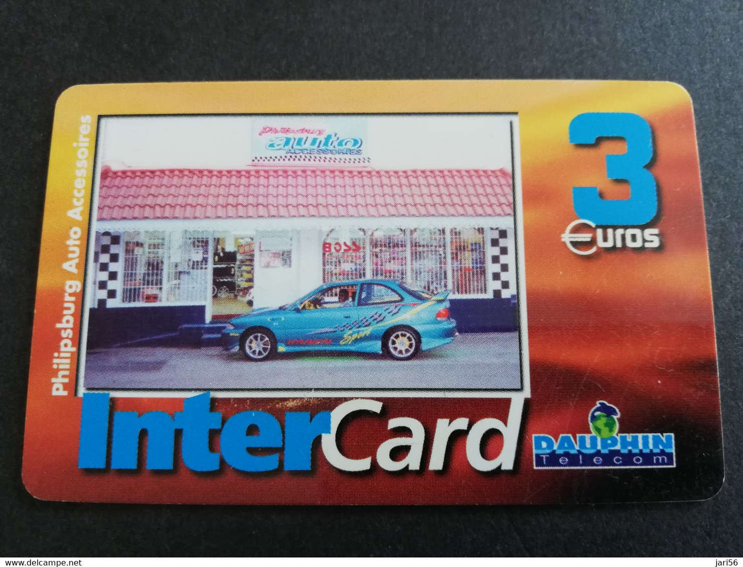 ST MARTIN / INTERCARD  3 EURO    PHILIPSBURG AUTO ACCESSOIRES          NO 070  Fine Used Card    ** 9503 ** - Antilles (French)