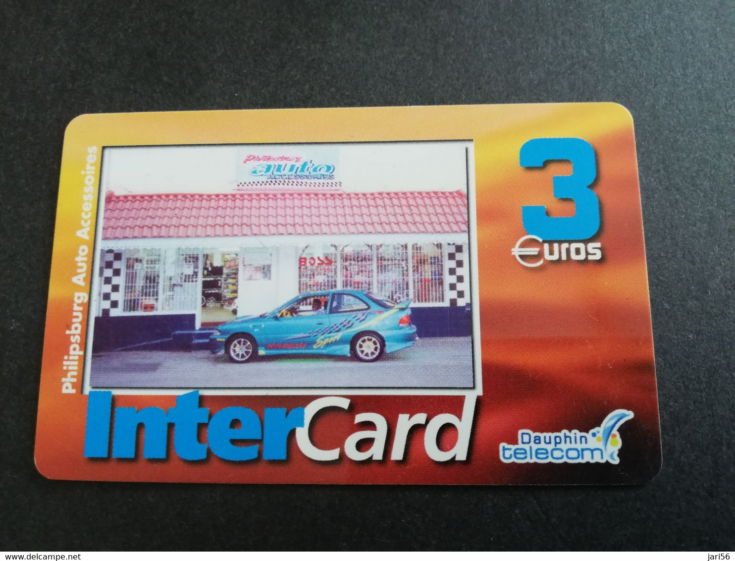 ST MARTIN / INTERCARD  3 EURO    PHILIPSBURG AUTO ACCESSOIRES          NO 146   Fine Used Card    ** 9504 ** - Antilles (Françaises)