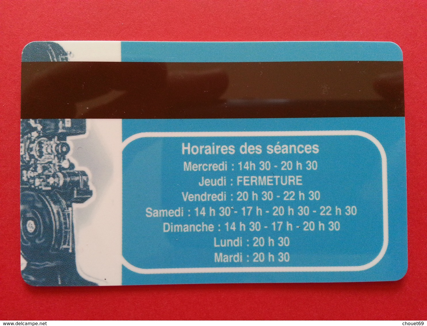 Cinécarte Carte Cinéma Apollo Pontault Combault Bleue  (BC0415 - Cinécartes