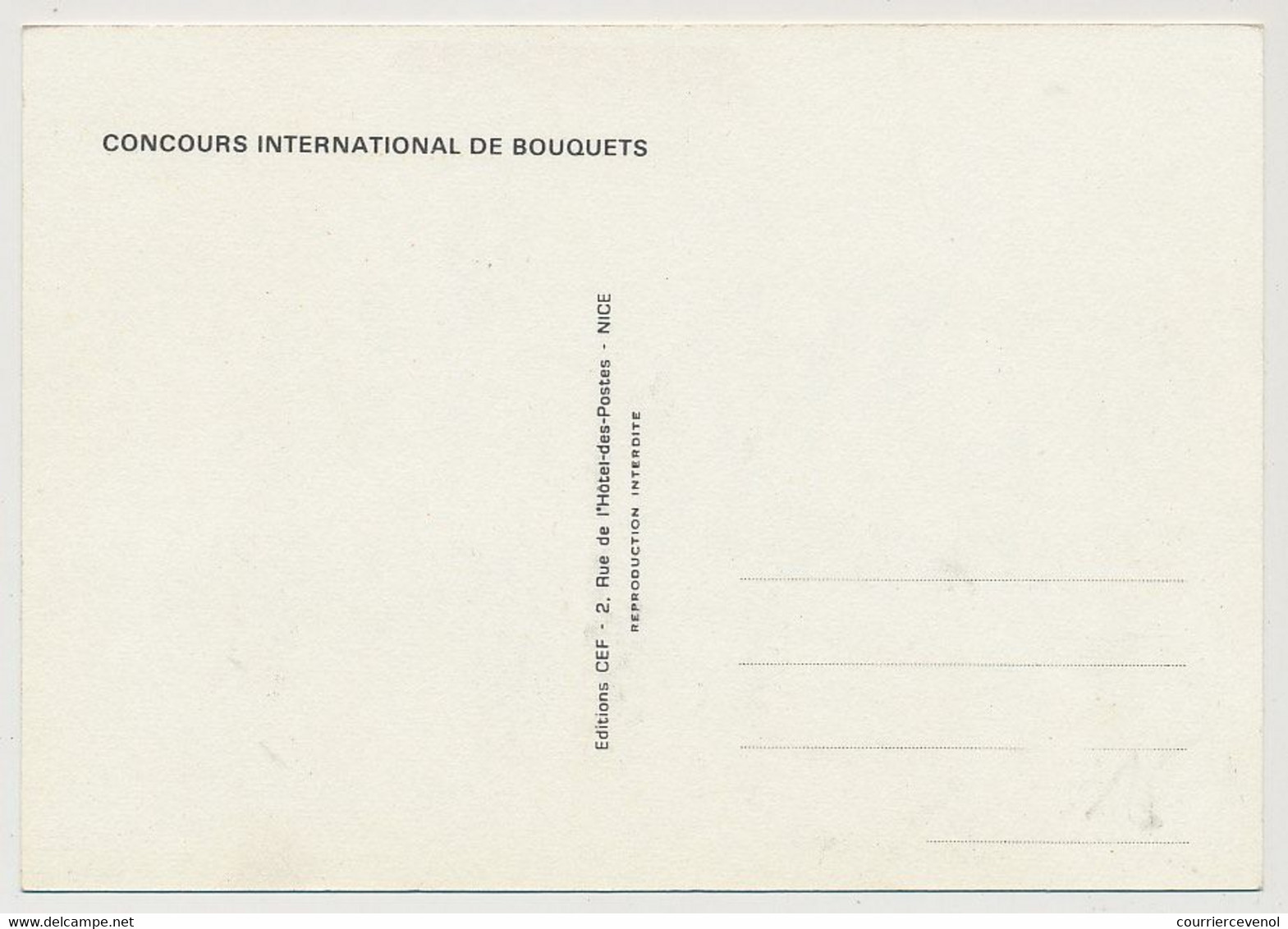 MONACO - 2 Cartes Maximum -  Concours International De Bouquets 1975 - Monaco-A - 12/11/1974 - Maximumkarten (MC)