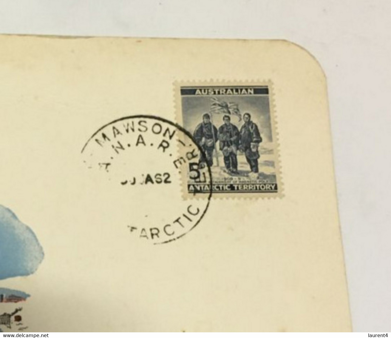 (4 H 46) Australia Antarctic Territory - Early Maxicard Postcard (posted To Dubbo NSW 1962) - Maximumkarten