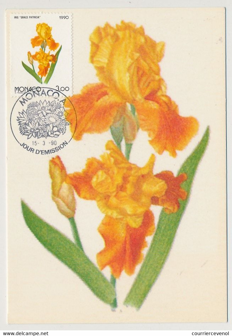 MONACO - 5 Cartes Maximum - Flore - Fleurs - Monaco-A - 15/3/1990 - Maximumkarten (MC)