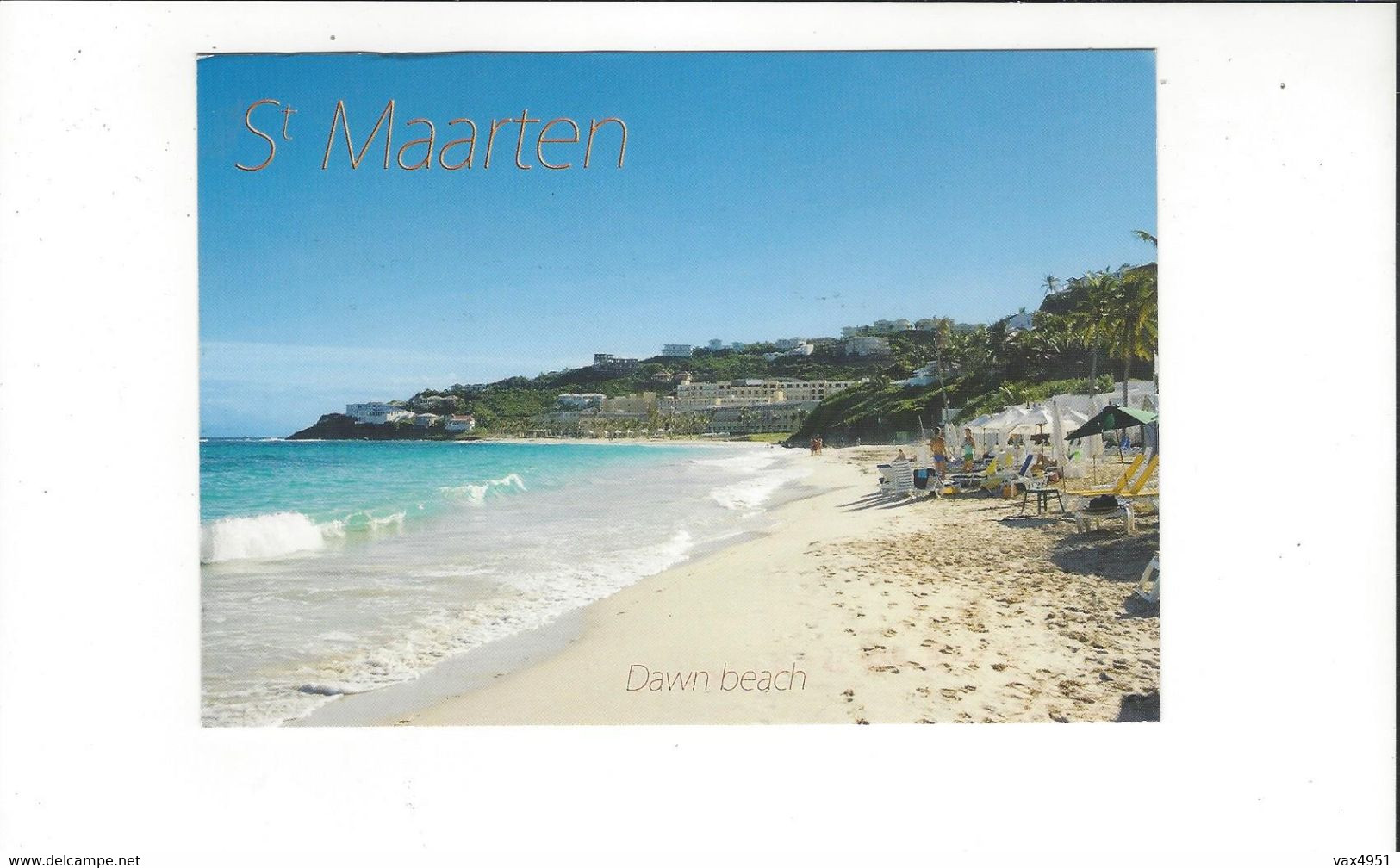 GUADELOUPE SAINT MARTIN  ST MAARTEN  DAWN BEACH  ****   RARE     A  SAISIR  *** - Saint Martin
