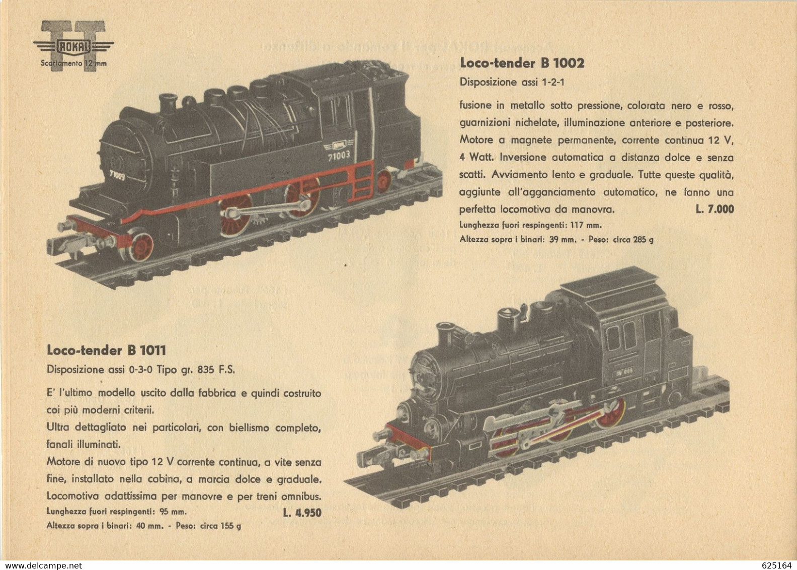 Catalogue ROKAL TT 1959 Italianische Ausgabe Edizione Italiana - En Italien - Non Classés