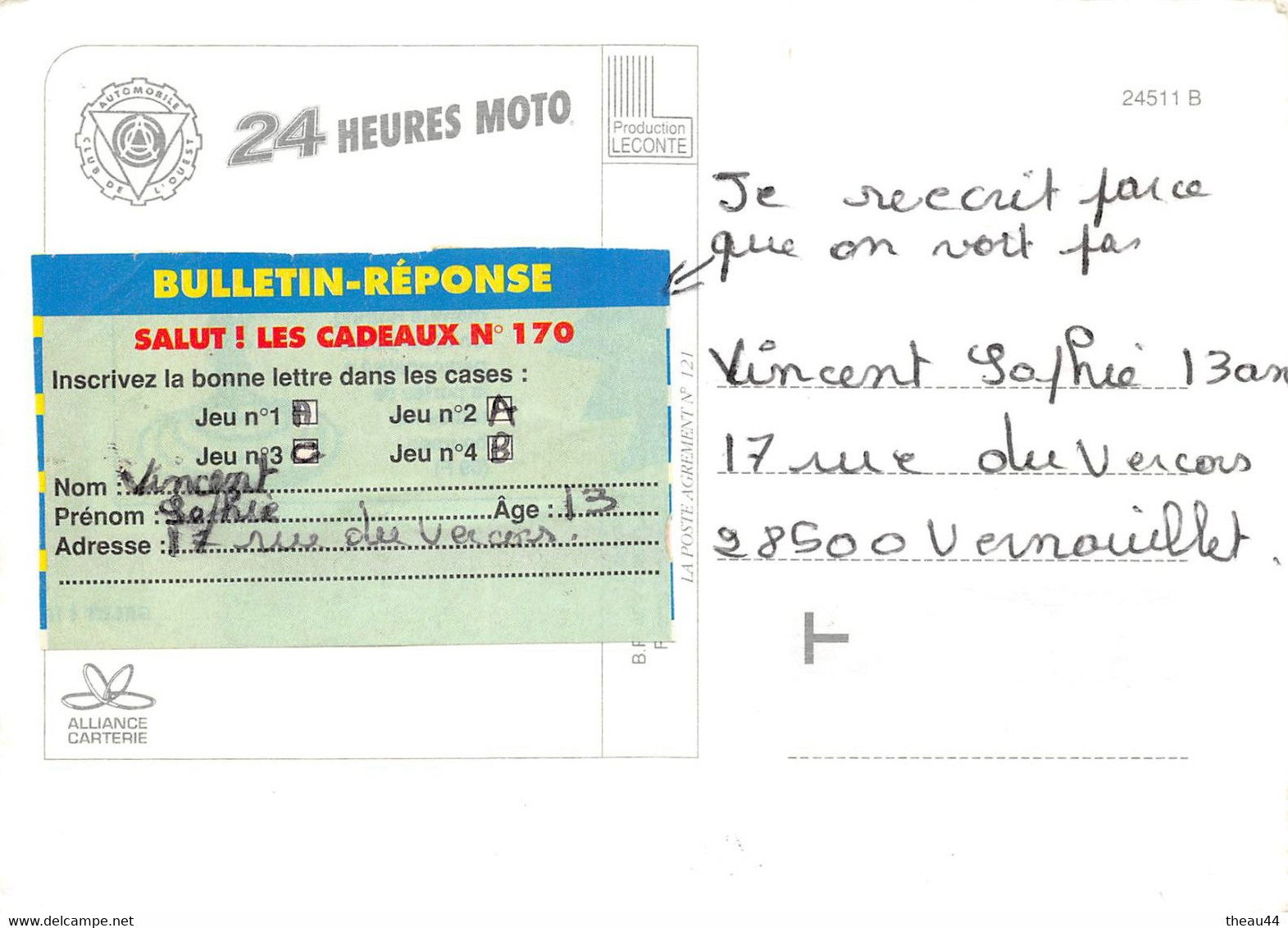 ¤¤  -  LE MANS   -  Lot De 6 Cartes Des " 24 HEURES MOTO "  -  Multivues   -  ¤¤ - Motorfietsen