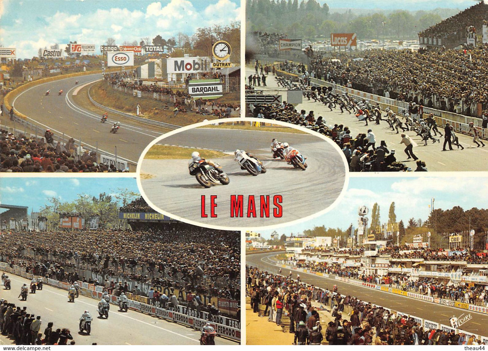 ¤¤  -  LE MANS   -  Lot de 6 Cartes des " 24 HEURES MOTO "  -  Multivues   -  ¤¤