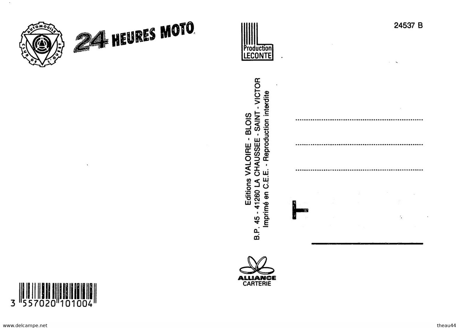 ¤¤  -  LE MANS   -  Lot De 6 Cartes Des " 24 HEURES MOTO "  -  Divers Vues    -  ¤¤ - Moto