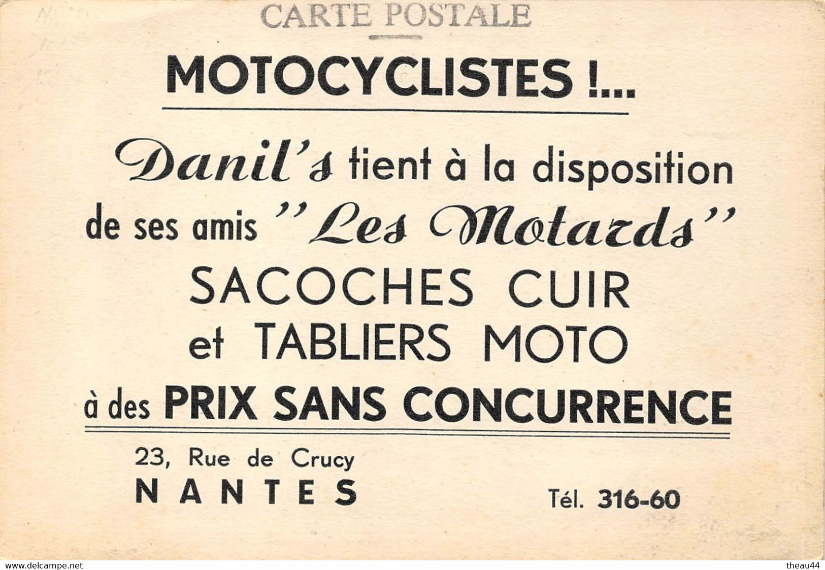 ¤¤   -  Carte Publicitaire  " LES DANIL'S "  Les Rois De L'Acrobatie Motocycliste   -  Moto , Motards  -  ¤¤ - Motos